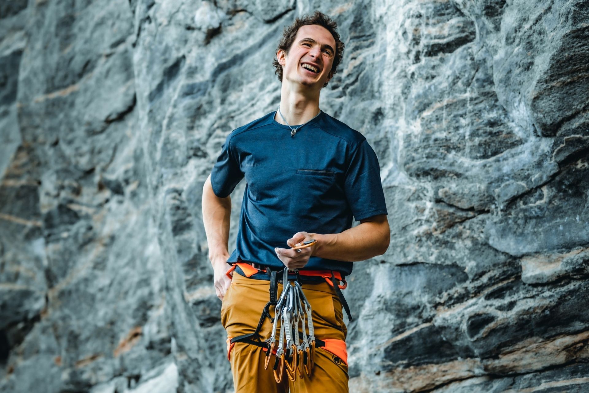 Adam Ondra and Mammut