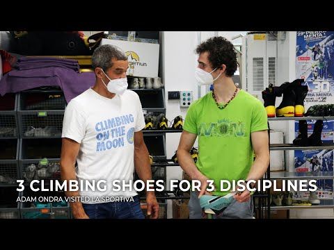 Production of 3 climbing shoes for 3 disciplines in La Sportiva