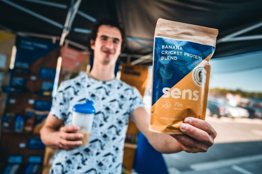 Enjoy New Sens Banana Cricket Protein Blend and Get a 20% OFF