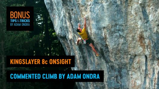 Kingslayer 8c Onsight - Commented Climb by Adam Ondra