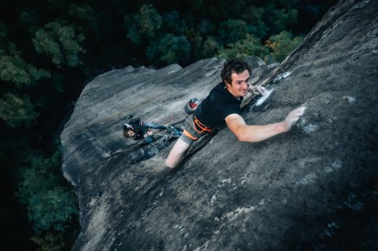 Scary Ground-up First Ascent on Legendary Czech Sandstone