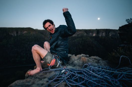 Falling into Presence - amazing fight during opening a new route in Elbe Valley