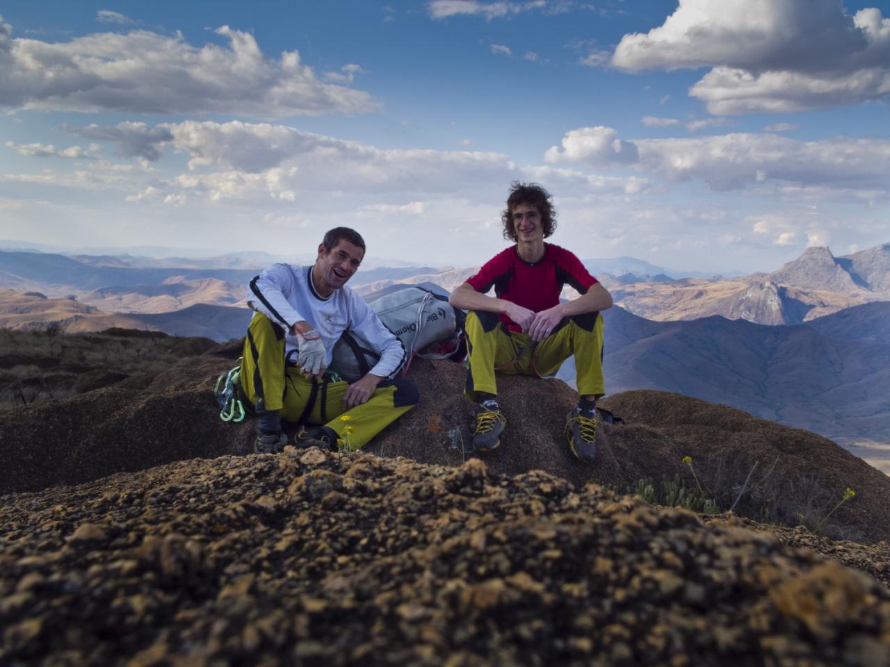 Adam Ondra and Pietro Dal Pra in Madagaskar 2010