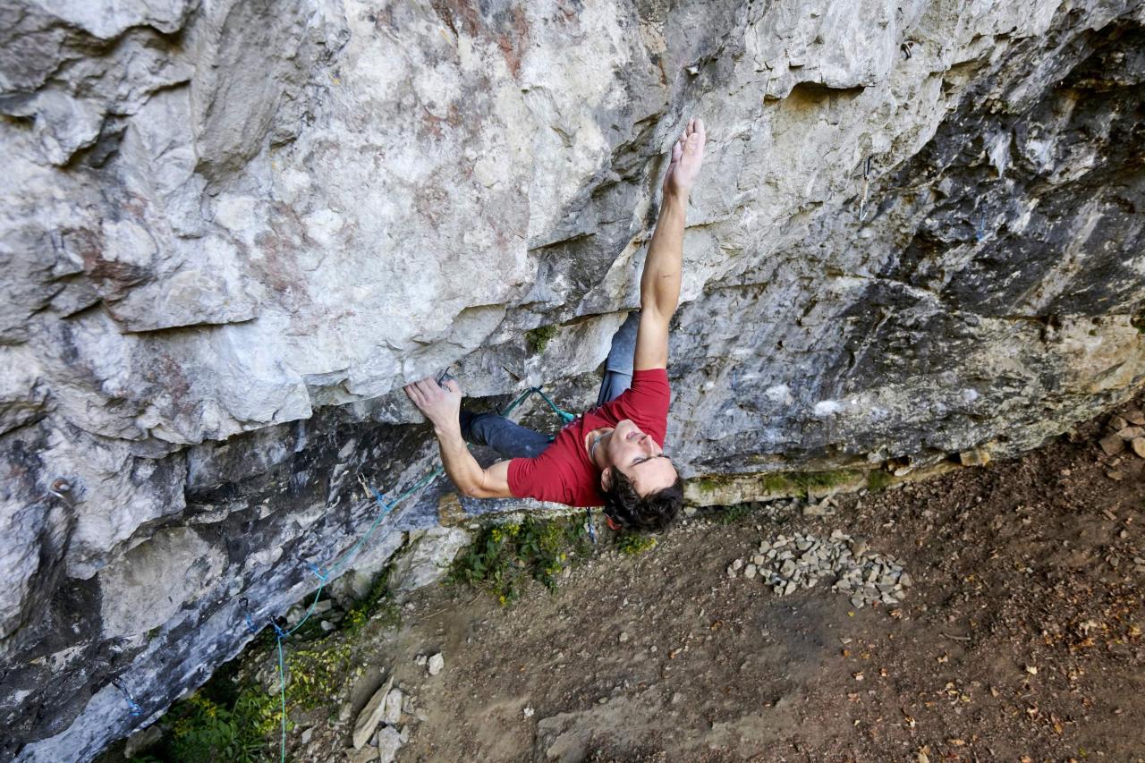 Adam Ondra is climbing Rodeo 9a 